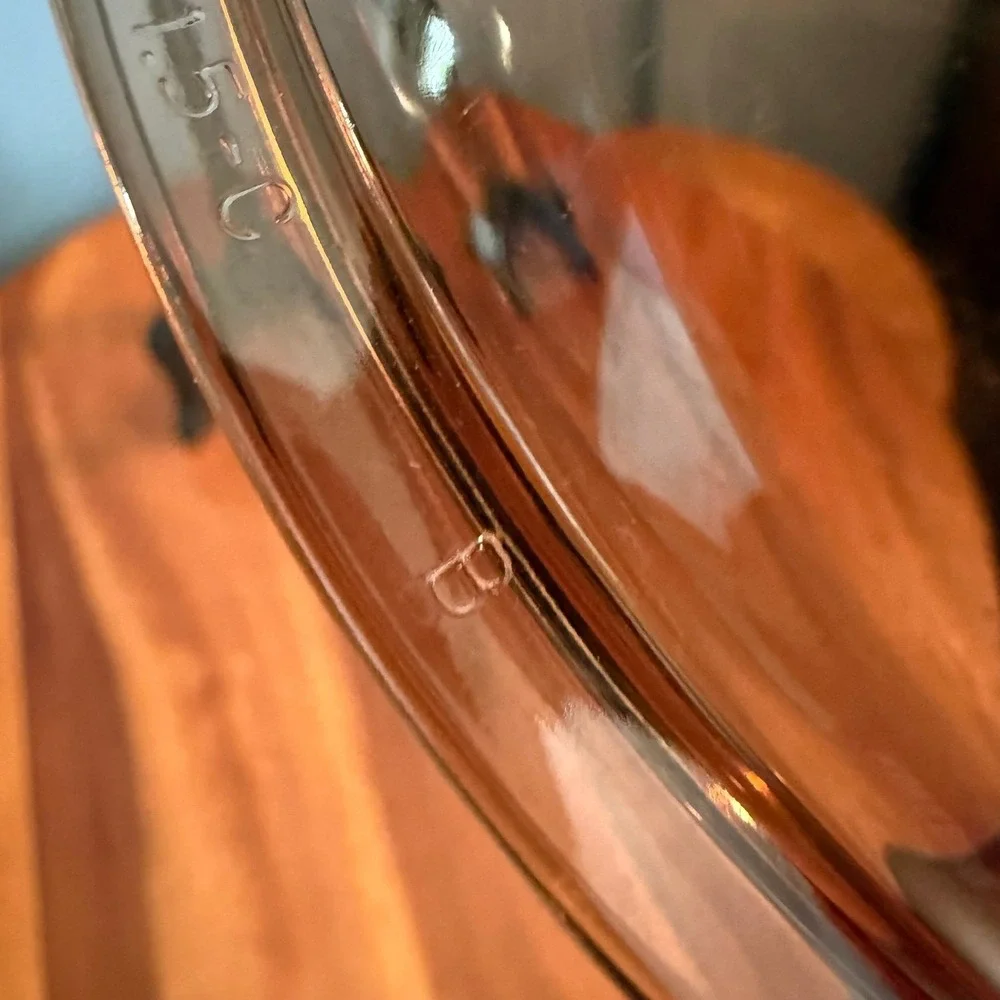 Vintage‎ PYREX Amber Glass Lid V-1.5-C All Caps Replacement Lid